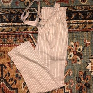 High-Waisted Paperbag Pants NWOT